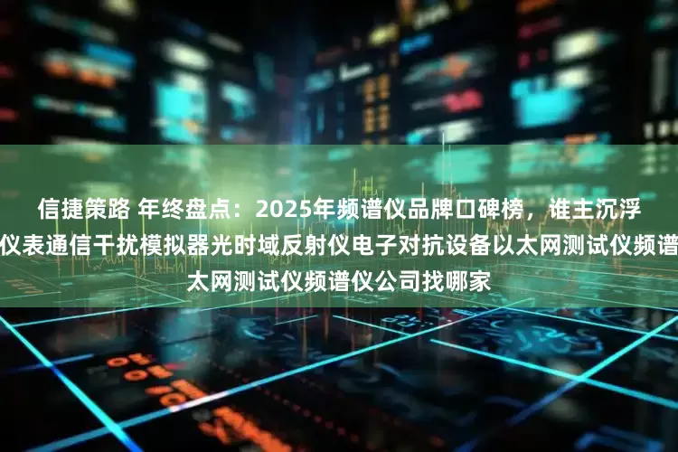 信捷策路 年终盘点：2025年频谱仪品牌口碑榜，谁主沉浮？光通信测量仪表通信干扰模拟器光时域反射仪电子对抗设备以太网测试仪频谱仪公司找哪家