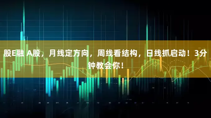 股E融 A股，月线定方向，周线看结构，日线抓启动！3分钟教会你！
